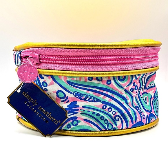 Simply Southern Handbags - Swirly Collection Jewelry Bag by Simply Southern - NWT
